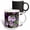 Multicolor, variant on 3drose, a Beautiful Lavendar Flower with Great Detail and Some Blurred, 15oz Two-tone Black Mug