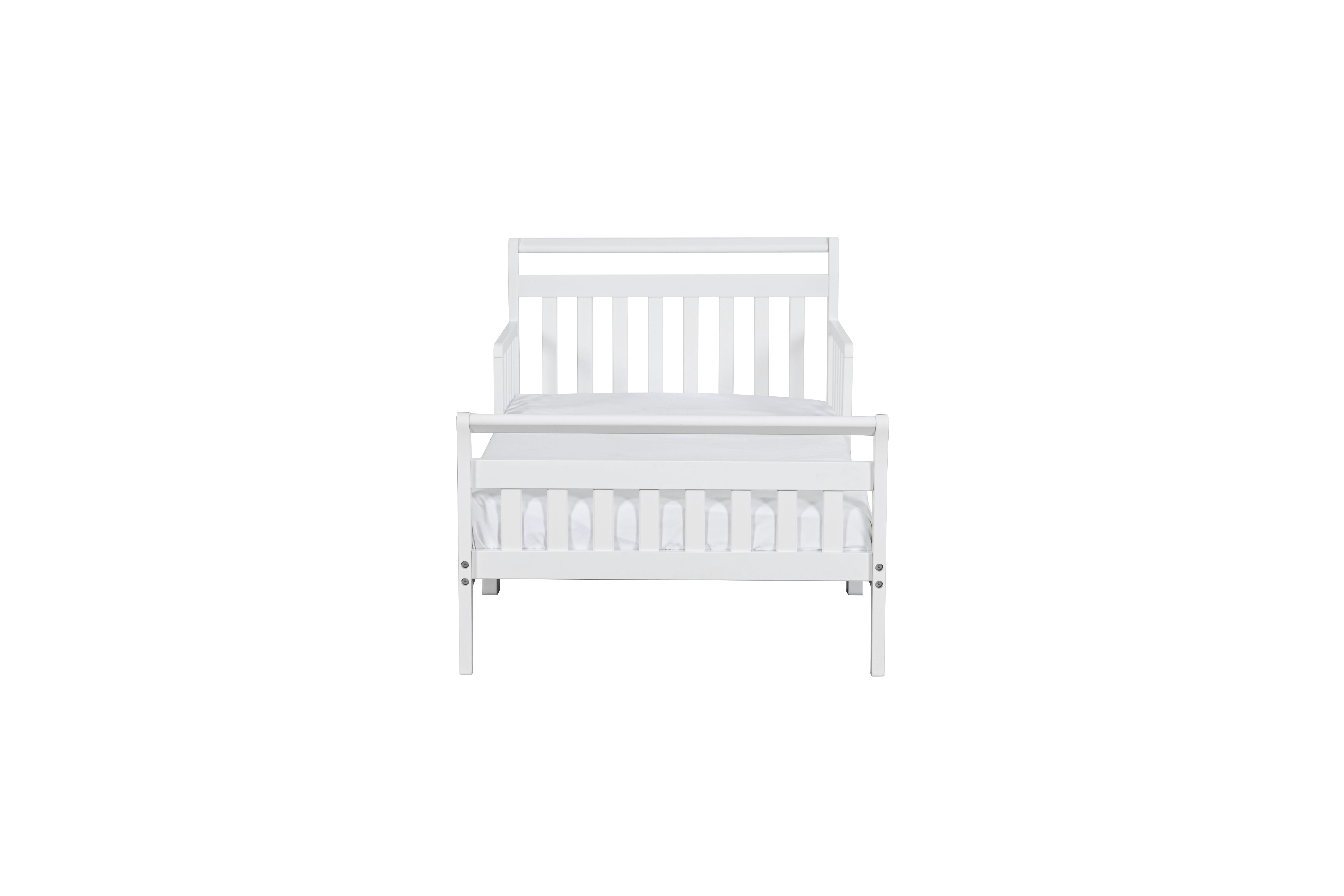 AFG Anna Classic Sleigh Toddler Bed, White