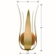 thumbnail image 6 of 511-GA Crystorama Lighting Broche - One Light Wall Mount in Classic Style - 8 Inches Wide by 14 Inches High-Antique Gold Finish, 6 of 9