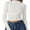 White, variant on Womens Sexy Long Sleeve Round Neck Slim Basic T Shirt