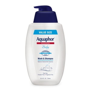 Aquaphor Baby Wash and Shampoo, Fragrance Free