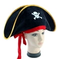 thumbnail image 3 of Sombrero Pirata Parche Ojo Capitán Caribeño Niños y Adultos (para Niños) brillar Electrónica, 3 of 5