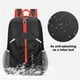 thumbnail image 4 of Mochila ligera y plegable para senderismo y viajes | Mochila impermeable de 24 L | Plegable y compacta para hombre y mujer | Azul o roja, 4 of 6