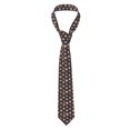 thumbnail image 1 of Balery Holiday Gingerbreads Corbata Clásica de Seda para Hombre, Corbata Tejida Jacquard, Corbatas Formales para Negocios y Bodas, 1 of 5