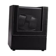 thumbnail image 1 of KLKCMS Automatic Watch Winder PU Leather Single Winding Box Display USB Organizer Watch B, 1 of 9
