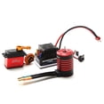 thumbnail image 4 of Esc GTSKYTEN Remote Control 3650 Motor sin escobillas 2300KV Motor a prueba de agua 60A ESC T Plug 25KG Servo para 1/10 Remote Control Car Truck GTSKYTENRC Esc, 4 of 7