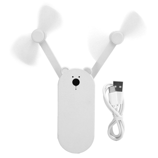 Mini ventilador, ventilador de mano 3 engranajes viento diseo silencioso ajustable para banco de energía para ventilador pequeo LHCER Descripción de la referencia