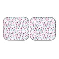 thumbnail image 4 of Picia Tulips Flowers 2 Piece Car Windshield Sun Shade Foldable | Foldable Sun Shield for Front Window Blocks UV Rays and Keeps Your Vehicle Cool-, 4 of 7