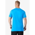 thumbnail image 2 of KingSize Men's Big & Tall No Sweat Longer-Length Short Sleeve Crewneck Tee, 2 of 5