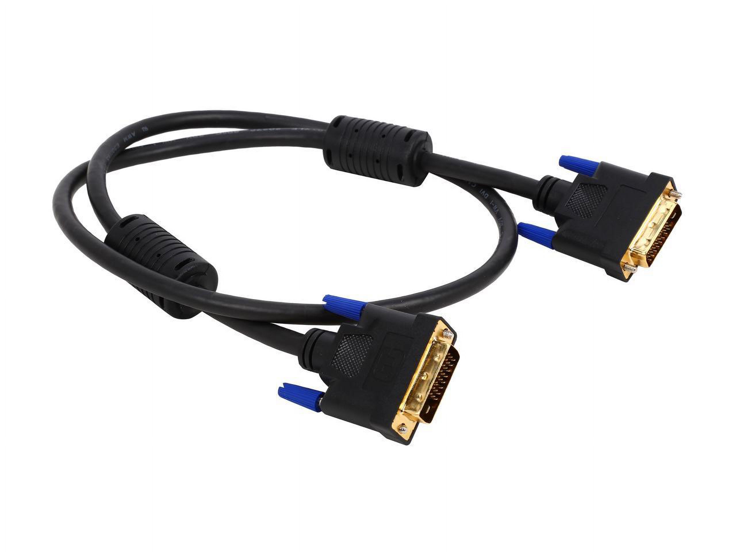 Tripp Lite P560-003 Black Connector A: DVI-D Dual Link Male Connector B: DVI-D Dual Link Male Male to Male DVI Dual Link TMDS Cable (DVI-D M/M) - image 2 of 3