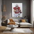 thumbnail image 4 of American Football Sports 49ers Poster For Kids Fun Teen Birthday Christmas Gifts Christian McCaffrey Rugby Star Posters Canvas Wall Art Print Picture For Home, 4 of 6