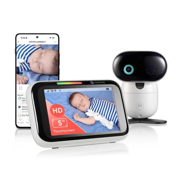 Monitor para bebés Motorola Nursery PIP1710 Connect con detección de llantos con IA