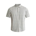 thumbnail image 5 of George Men's & Big Men's Classic Fit Short Sleeve Button-Up Poplin Shirt, Sizes S-3XL, 5 of 5