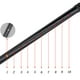 thumbnail image 5 of VISIONU - Muleta de antebrazo plegable y ligera, de aluminio, con altura ajustable y mango ergonómico con agarre cómodo 2ZG-0IGM (negro), 5 of 5