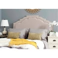 thumbnail image 2 of Safavieh Alexia Headboard with Nail Heads, Taupe, 2 of 3