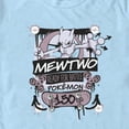 thumbnail image 2 of Men's Pokemon Mewtwo Ready for Battle Graphic Tee Light Blue Medium, 2 of 4