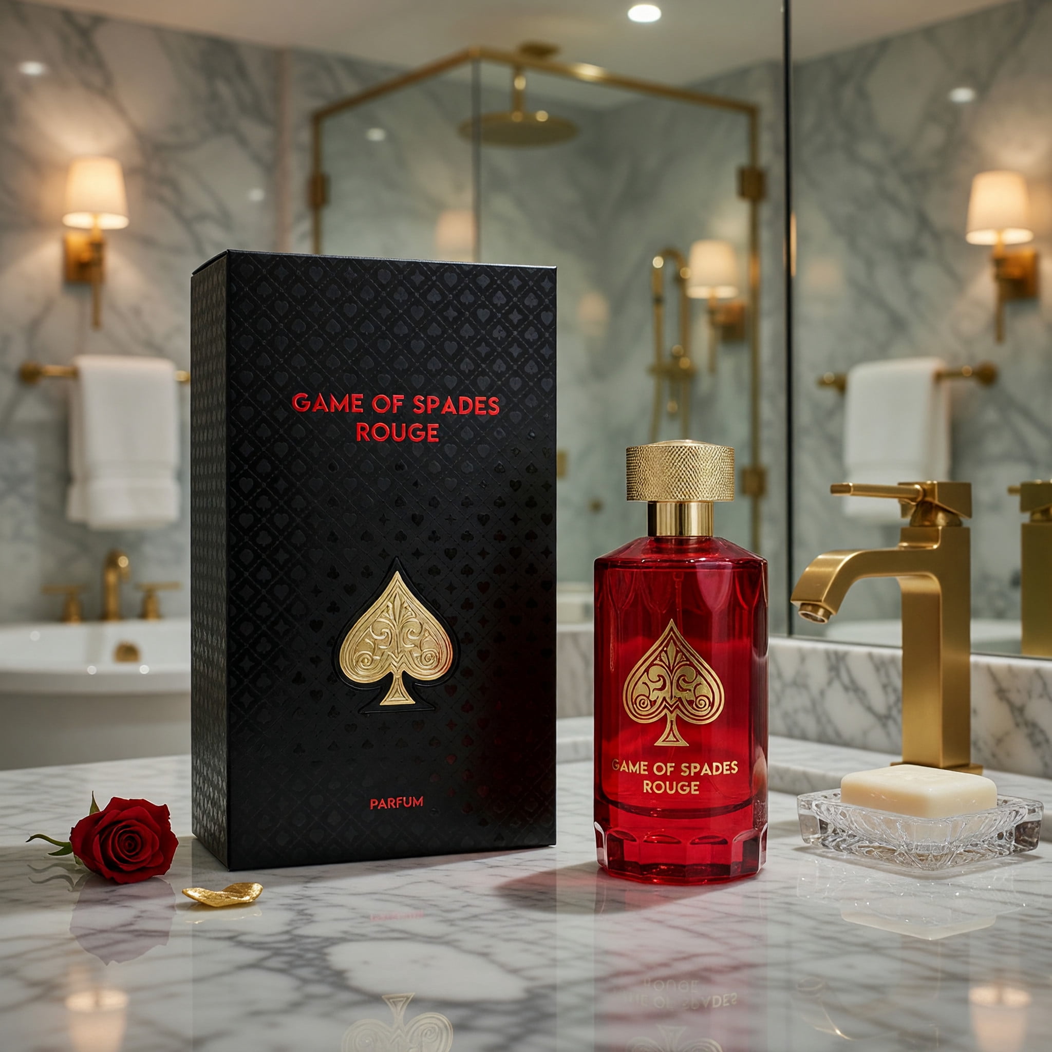 JO MILANO PARIS, Game of Spades Rouge, 3.4 oz, Unisex Eau De