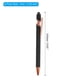 thumbnail image 2 of Bolígrafo Uxcell con punta de stylus, bolígrafo de metal, tinta negra, punta media de 1.0 mm, estilo 2, paquete de 12 en negro, 2 of 6