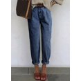 thumbnail image 2 of Vaqueros elegantes, holgados y de cintura alta, para mujer, talla 10, 2 of 7