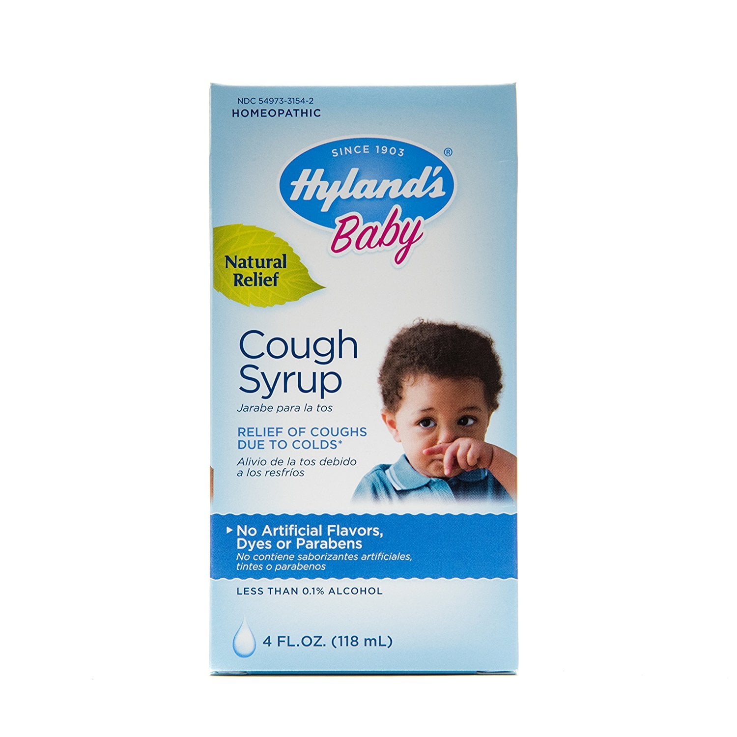 Hyland's Baby Cough Syrup, Natural Relief of Coughs Due to Colds, 4