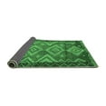 thumbnail image 2 of Ahgly Company Indoor Square Southwestern Emerald Green Country Area Rugs, 6' Square, 2 of 4