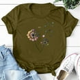 thumbnail image 3 of Best Sales! T Shirts for Women Shirts for Women Cute T Shirts for Teen Girls Teen Girl Tops Cute T Shirts for Teen Girls Graphic T Shirts Anime Gifts for Teen Girlswomen Graphic Tshirt Ye-Army Green, 3 of 5