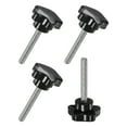 thumbnail image 1 of Uxcell 4-Pack Perillas de Sujeción en Estrella, Tornillo de Mano de Rosca Macho M6x40mm Reemplazo [31mm, Negro], 1 of 1