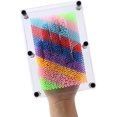 thumbnail image 3 of 3D Colorful Pin Art Board Handcraft Model Interesting Novel Pin Art for Children Home Office Decoration Transparent Middle, 3 of 5