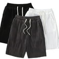 thumbnail image 2 of Pantalones de encaje de hielo Pantalones cortos sueltos Traje de hombre Diseño elegante de moda Atractivo Niño Niña Mujer Deporte Ciclismo Prendas para la parte inferior del cuerpo Blanco 3XL Qarigey AP019308-19, 2 of 6