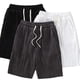 thumbnail image 4 of Qarigey Pantalones de encaje de hielo, pantalones cortos holgados, lavables, transpirables, con cierre de piel, Unisex, moda para correr, Prendas para la parte inferior del cuerpo Gris 4XL, 4 of 6