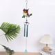 thumbnail image 4 of RKSTN Wrought iron painted wind chimes Owl Iron Glass Painted Ornaments Wind Chime Garden Courtyard Crafts Pendant, 4 of 7
