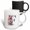 Multicolor, variant on 3drose, Forceful Letter F. Floral Monogram, Decorated with Rose Flowers Art, 11oz Magic Transforming Mug
