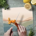 thumbnail image 5 of CounterArt Mountain Spice Tempered Glass Cutting Board 10" by 8", 5 of 7