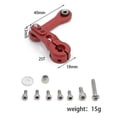 thumbnail image 5 of Metal 25t Arm + Link Rod Compatible With Arrma 1/7 Infraction Mojave 1/8 Kraton Senton Typhon Talion Outcast Up, 5 of 5