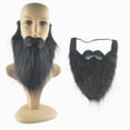 thumbnail image 2 of Espectáculo de baile de Halloween Simulación de barba de Papá Noel Barba Barba Barba grande Barba pirata Accesorios, 2 of 5
