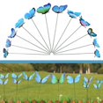 thumbnail image 2 of Plunger Simulation Butterfly Flower Pot Vase Gardening Bonsai Green Plant Decora _ Newway, 2 of 4