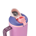 thumbnail image 4 of Owala FreeSip Tumbler de 40oz (1.18L) con Asa, Acero Inoxidable, Térmico antiderrame, Color Pretty In Purple, 4 of 5