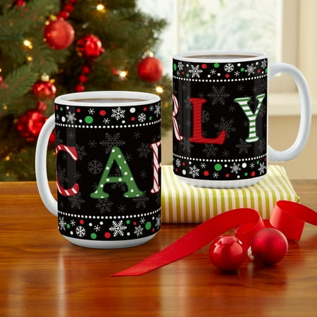 Name Coffee - Personalized Festive Name Christmas Coffee Mug