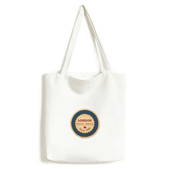 Love UK London Britian England Stamp Tote Canvas Bag Shopping Satchel Casual Handbag