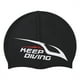 thumbnail image 2 of Natación para adultos para adultos unisex silicona elástica natación de natación gorro de baído sombro impermeable de natación negro, 2 of 3