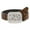 Brown, variant on WHIPPY Western Genuine Leather Belt for Women Men Cowgirl Cowboy Scroll Embossed Buckle Belt