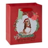 Pioneer Woman Medium Christmas Gift Bag Santa Hat Design (1-Count)