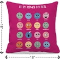 thumbnail image 4 of Counseling Office Must Haves Rose Red Pillow Cover, Calming Corner, Mental Health Pillowcase Decor for Home Kids,Mental Health Counselor Gifts, Calming Corner Items Kids Pillow Covers 18x18, 4 of 4