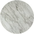 thumbnail image 2 of New Classic Furniture Celeste 42" Faux Marbre Table Ronde Comptoir, Expresso, 2 of 9