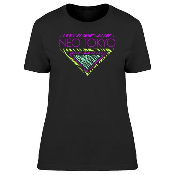 Neo Tokyo Zebra Print Colors T-Shirt Women -Image by Shutterstock, Female Medium