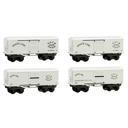 Micro-Trains MTL N-Scale 26ft Civil War Box Cars CWE White Line - Runner 4-Pack