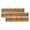 Ginger Yellow, variant on Valances for Windows, Farmhouse Beige Brown Valance Curtains Blackout Drapes for Kitchen/Bathroom/Cafe, Vintage Wooden Striped Rod Pocket Window Toppers Valances 2 Pack Clearance 42''x12''