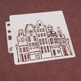 thumbnail image 4 of New Design Alphabet/Clock/House Plastic Layering Stencils DIY Painting Scrapbooking Cake Template Coloring Crafts Paper Card, 4 of 7