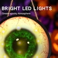 thumbnail image 6 of Halloween LED Light Up Eye Hanging Decorations 2 Pack, Glowing Eyeballs Scary Ghost Eyes Door Wall Badges for Window Porch, Battery Operated Acrylic Spooky Haunted House Ambiance Ornament, 6 of 7