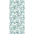thumbnail image 2 of Idea4wall 2pcs Tropical Leaves Fresh Botanical Green and Blue Tones Wall Murals, Not Peel and Stick, Non-Woven Wallpaper Large Wall Decoration for Rooms, 48"x120", 2 of 5